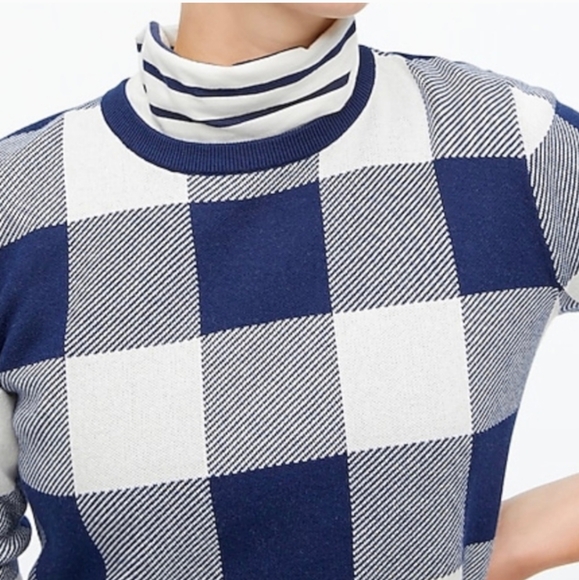 J.Crew Plaid Sweater - Picture 3 of 7